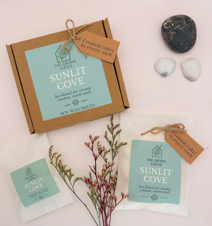 Sunlit Cove Soy Wax Melts | Handmade Coastal Soy Wax Melts – The Aroma Lodge