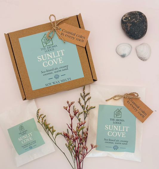 Sunlit Cove Soy Wax Melts | Handmade Coastal Soy Wax Melts – The Aroma Lodge