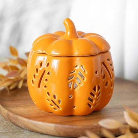 Pumpkin Wax Melt Burner – Orange or Off-White