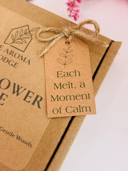 Wildflower Haze Soy Wax Melts | Floral Citrus & Woody Scent | Handmade by The Aroma Lodge