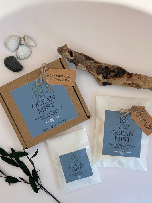 Ocean Mist Soy Wax Melts | Coastal Home Fragrance | Vegan & Eco-Friendly