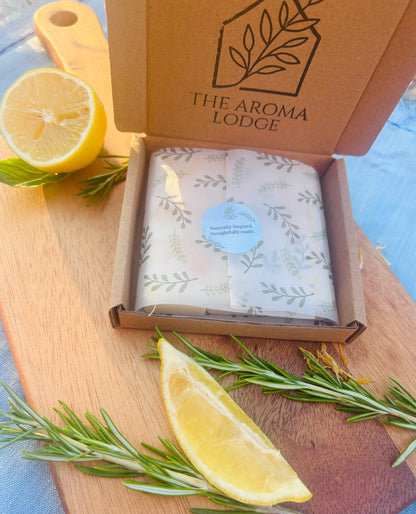 Lemon Grove Soy Wax Melts | Fresh Citrus Scent | Handmade Rustic Wax Melts | Signature Collection | The Aroma Lodge