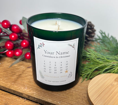 Cosy Christmas Advent Candle | Personalised | Limited Edition