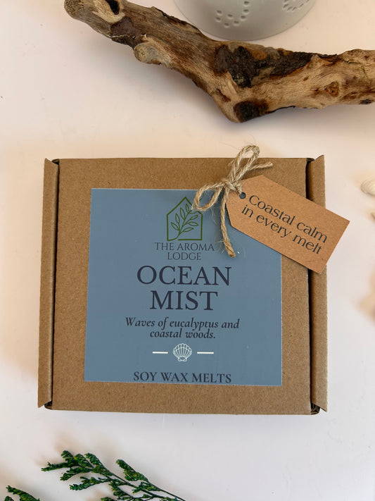 Sea Salt & Timber Soy Wax Melts | Fresh Coastal Scent | Handmade on the Isle of Wight
