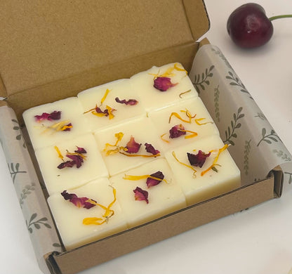 Orchard Blush Soy Wax Melts | Cherry & Vanilla Scent | Handmade on the Isle of Wight