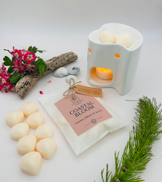 Coastal Bloom Soy Wax Melts | Tropical Coastal Scent | Handmade on the Isle of Wight
