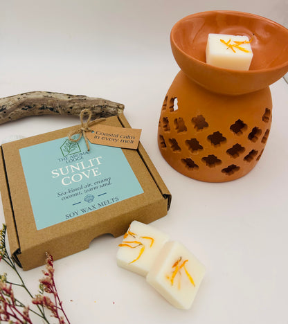 Sunlit Cove Soy Wax Melts | Handmade Coastal Soy Wax Melts – The Aroma Lodge