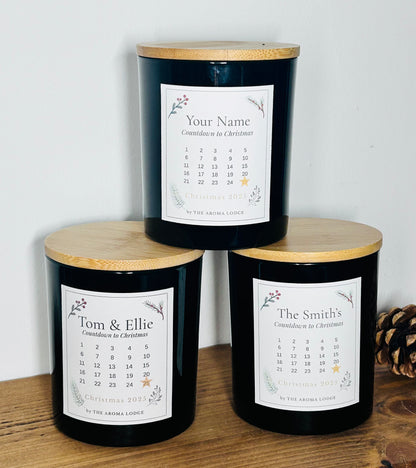 Cosy Christmas Advent Candle | Personalised | Limited Edition