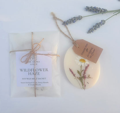 Botanical Wax Sachet | Scented Wax Tablet | Thank You | For Mum | For a Friend | Handmade in the UK