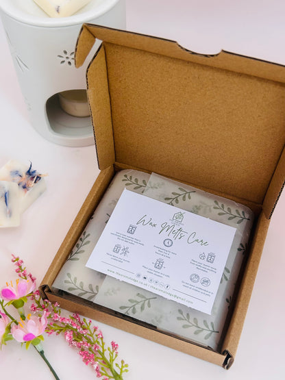 Wildflower Haze Soy Wax Melts | Floral Citrus & Woody Scent | Handmade by The Aroma Lodge