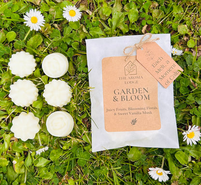 Garden & Bloom Soy Wax Melts | Fruity Floral & Vanilla Musk | Handmade by The Aroma Lodge