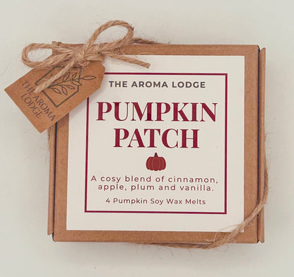 Limited Edition Pumpkin Patch Soy Wax Melts – Autumn Cinnamon, Apple & Vanilla | The Aroma Lodge