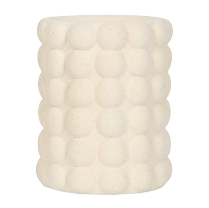 Cream Speckle Bubble Oil & Wax Melt Burner