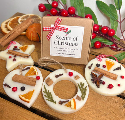 Scents of Christmas – Handcrafted Soy Wax Melt Decoration