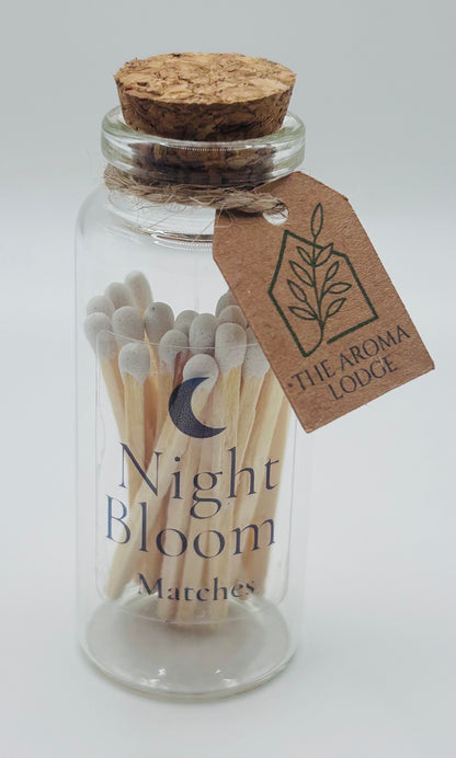 Night Bloom | Essential Oil Soy Candle with Restful Spotify Playlist | Handmade on the Isle of Wight