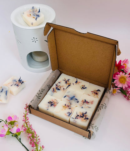 Wildflower Haze Soy Wax Melts | Floral Citrus & Woody Scent | Handmade by The Aroma Lodge