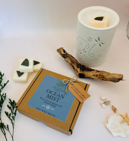 Ocean Mist Soy Wax Melts | Coastal Home Fragrance | Vegan & Eco-Friendly