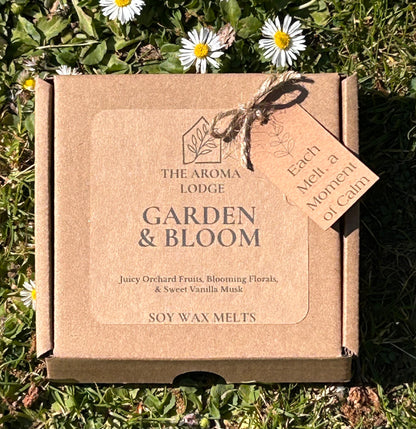 Garden & Bloom Soy Wax Melts | Fruity Floral & Vanilla Musk | Handmade by The Aroma Lodge