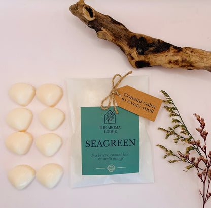 Seagreen Soy Wax Melts – Coastal Calm Scent | Vegan & Handmade in the UK