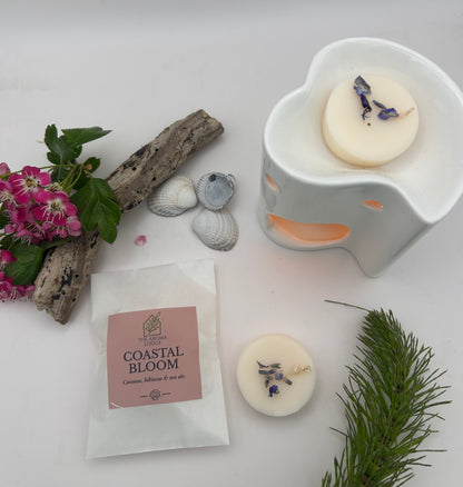Coastal Bloom Soy Wax Melts | Tropical Coastal Scent | Handmade on the Isle of Wight